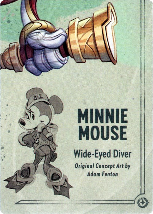 Minnie Mouse - Wide-Eyed Diver Puzzle Insert (Bottom Right) [Rise of the Floodborn] Lorcana Single Disney | Red Claw Gaming