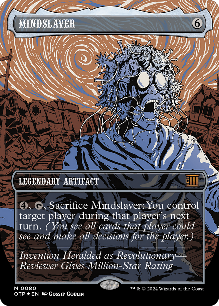 Mindslaver (Textured Foil) [Outlaws of Thunder Junction: Breaking News] MTG Single Magic: The Gathering    | Red Claw Gaming