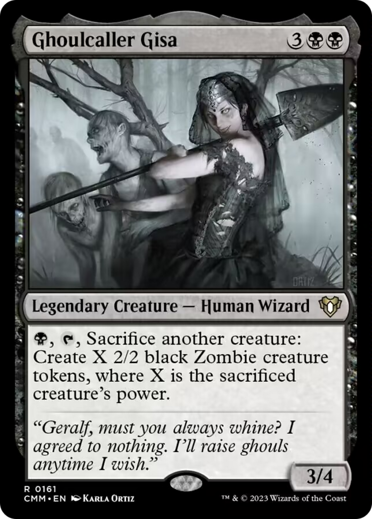 Ghoulcaller Gisa [Commander Masters] MTG Single Magic: The Gathering | Red Claw Gaming