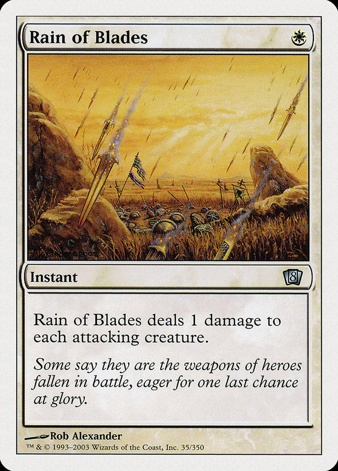 Rain of Blades [Eighth Edition] MTG Single Magic: The Gathering | Red Claw Gaming