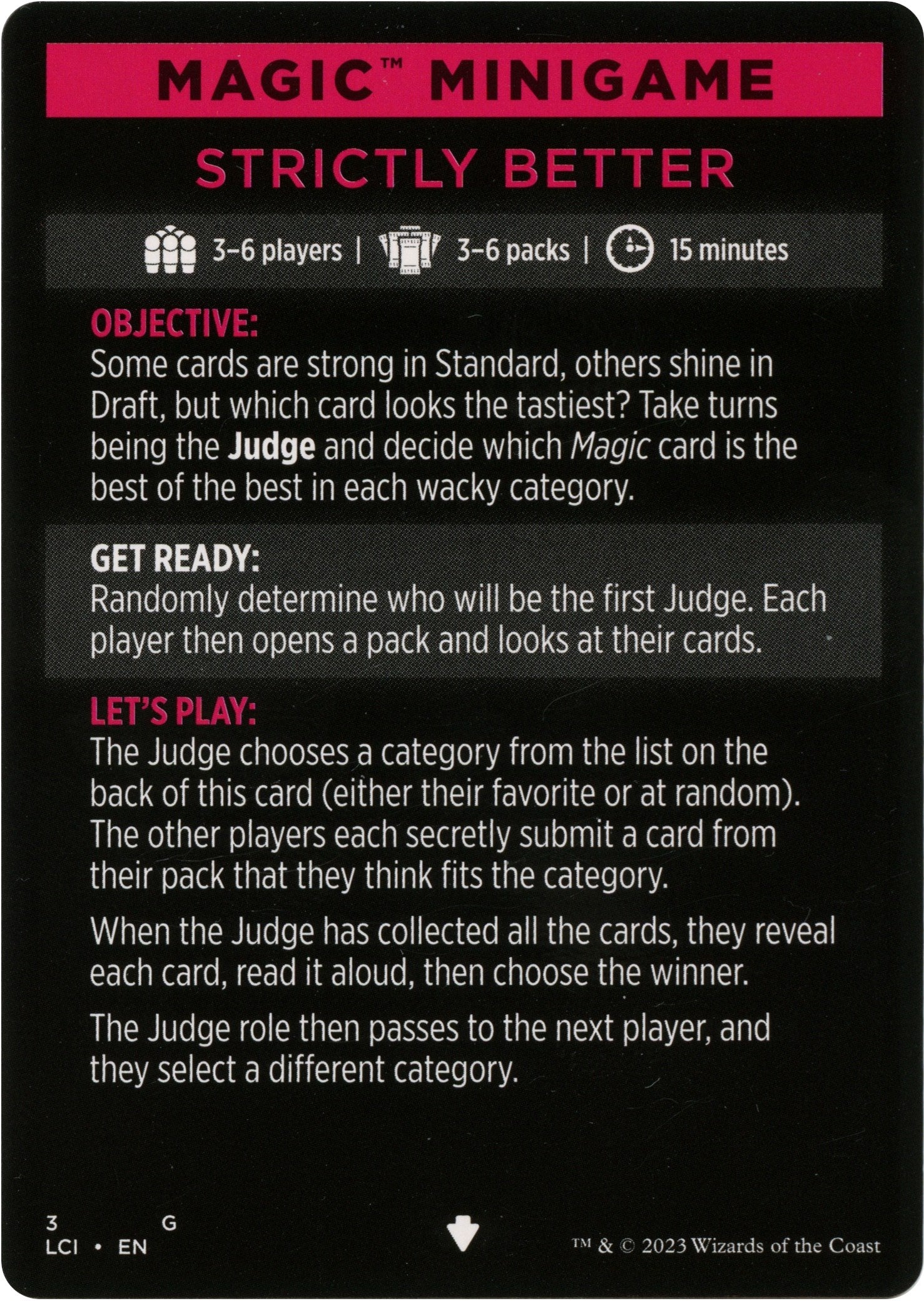 Strictly Better (Magic Minigame) [The Lost Caverns of Ixalan Minigame] MTG Single Magic: The Gathering | Red Claw Gaming
