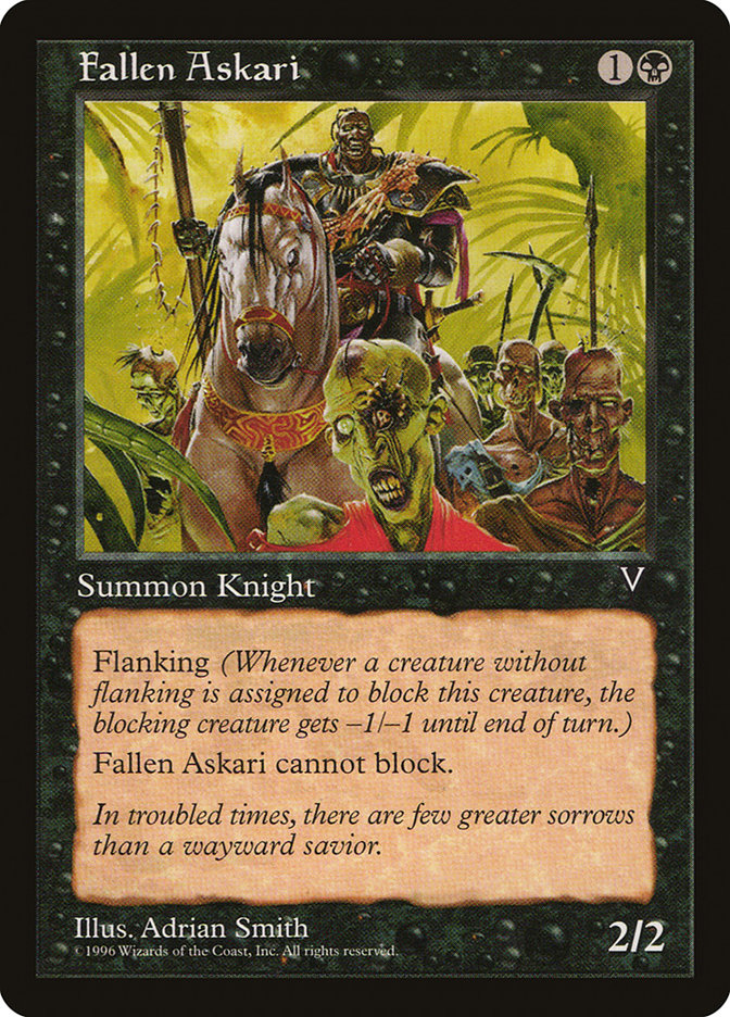 Fallen Askari [Visions] MTG Single Magic: The Gathering | Red Claw Gaming