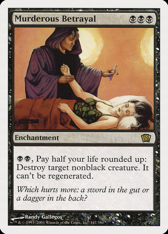 Murderous Betrayal [Eighth Edition] MTG Single Magic: The Gathering | Red Claw Gaming