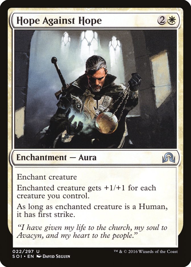 Hope Against Hope [Shadows over Innistrad] MTG Single Magic: The Gathering | Red Claw Gaming