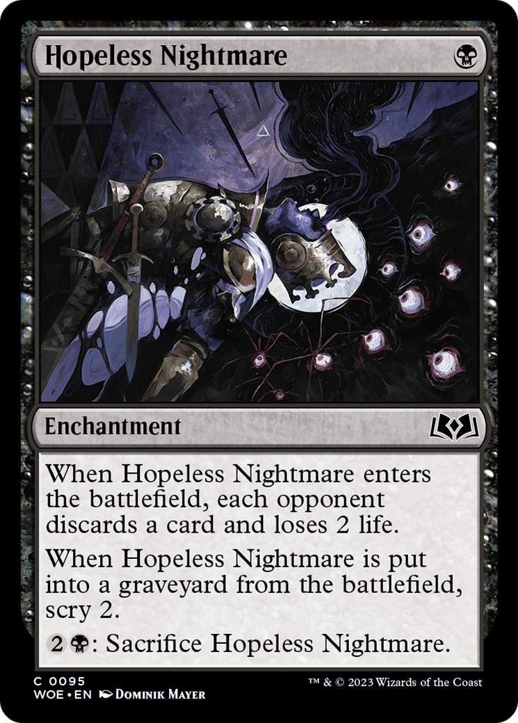 Hopeless Nightmare [Wilds of Eldraine] MTG Single Magic: The Gathering    | Red Claw Gaming