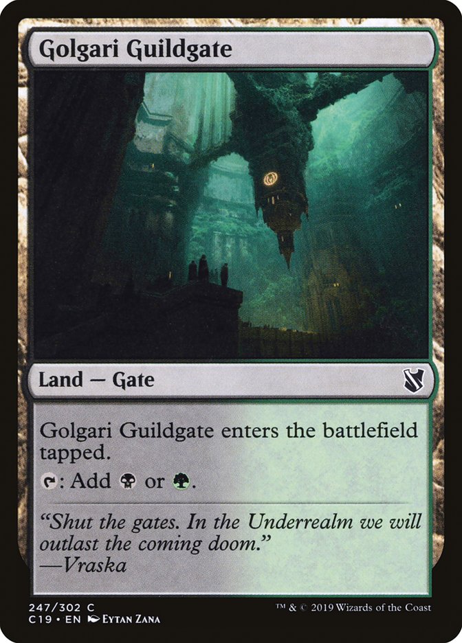 Golgari Guildgate [Commander 2019] MTG Single Magic: The Gathering | Red Claw Gaming