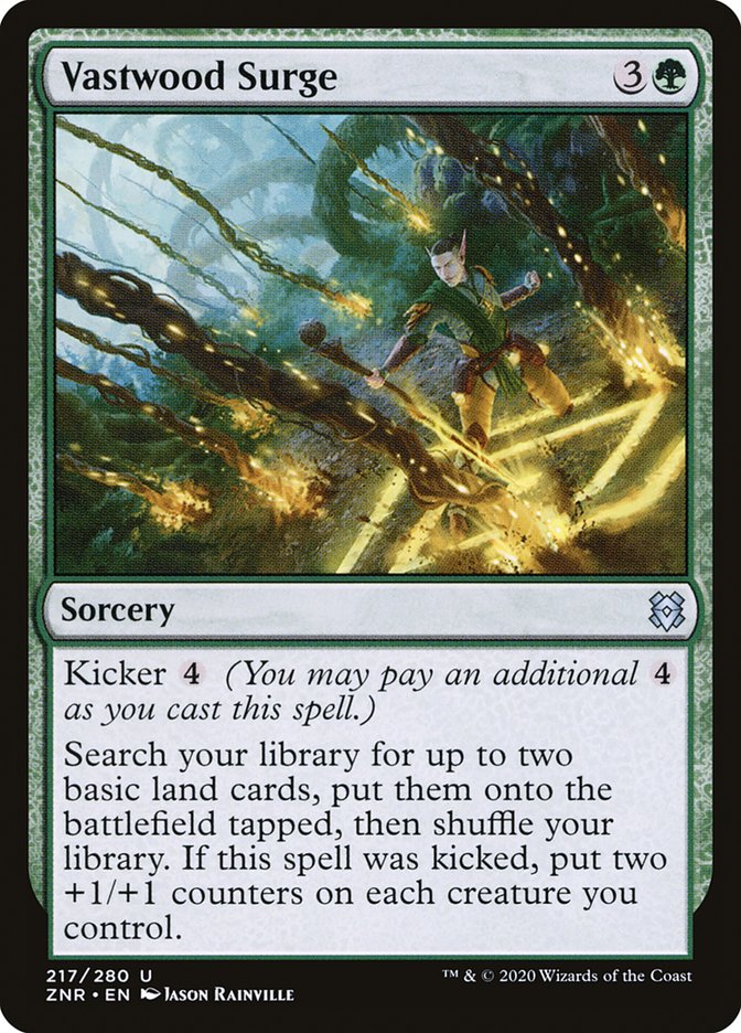 Vastwood Surge [Zendikar Rising] MTG Single Magic: The Gathering | Red Claw Gaming