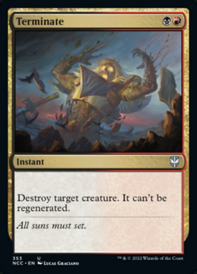 Terminate [Streets of New Capenna Commander] MTG Single Magic: The Gathering | Red Claw Gaming