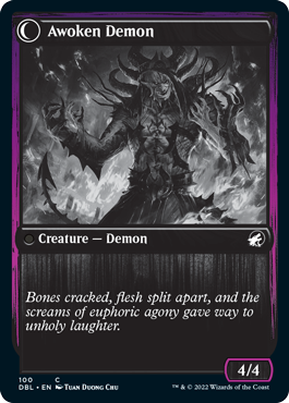 Ecstatic Awakener // Awoken Demon [Innistrad: Double Feature] MTG Single Magic: The Gathering | Red Claw Gaming