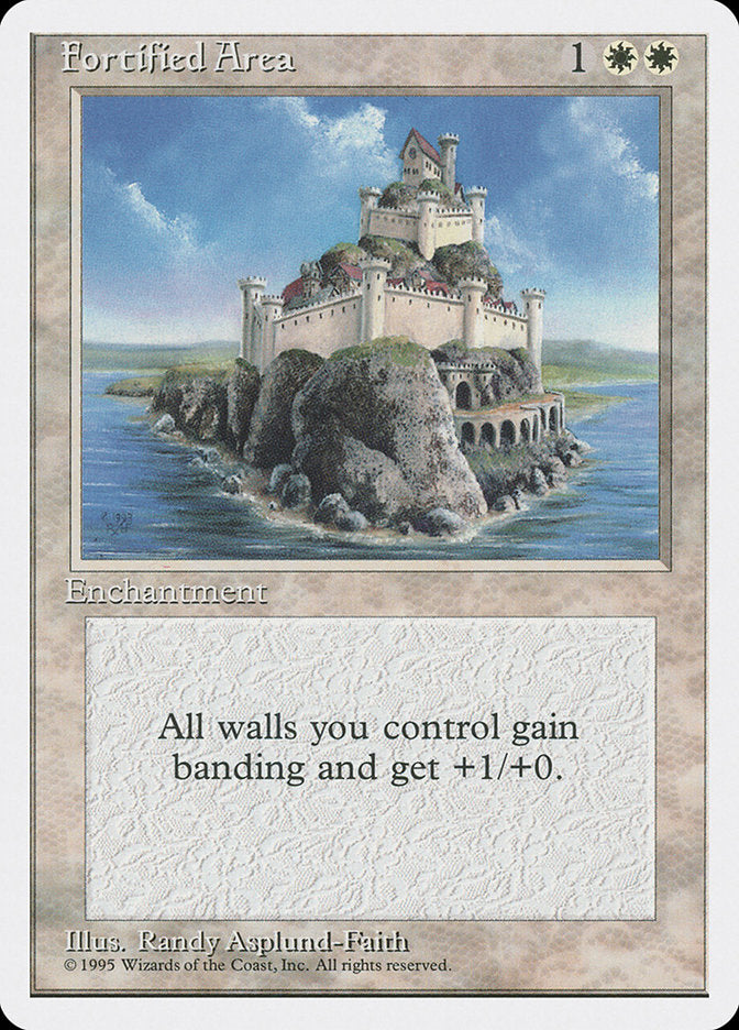 Fortified Area [Fourth Edition] MTG Single Magic: The Gathering | Red Claw Gaming