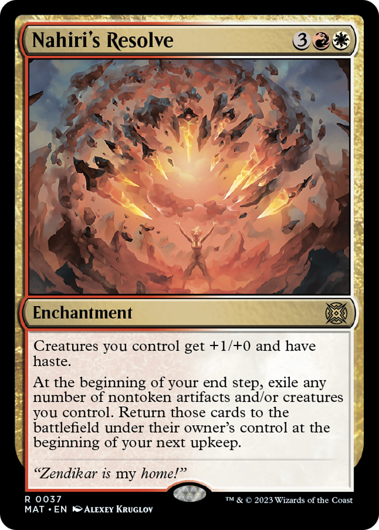Nahiri's Resolve [March of the Machine: The Aftermath] MTG Single Magic: The Gathering | Red Claw Gaming