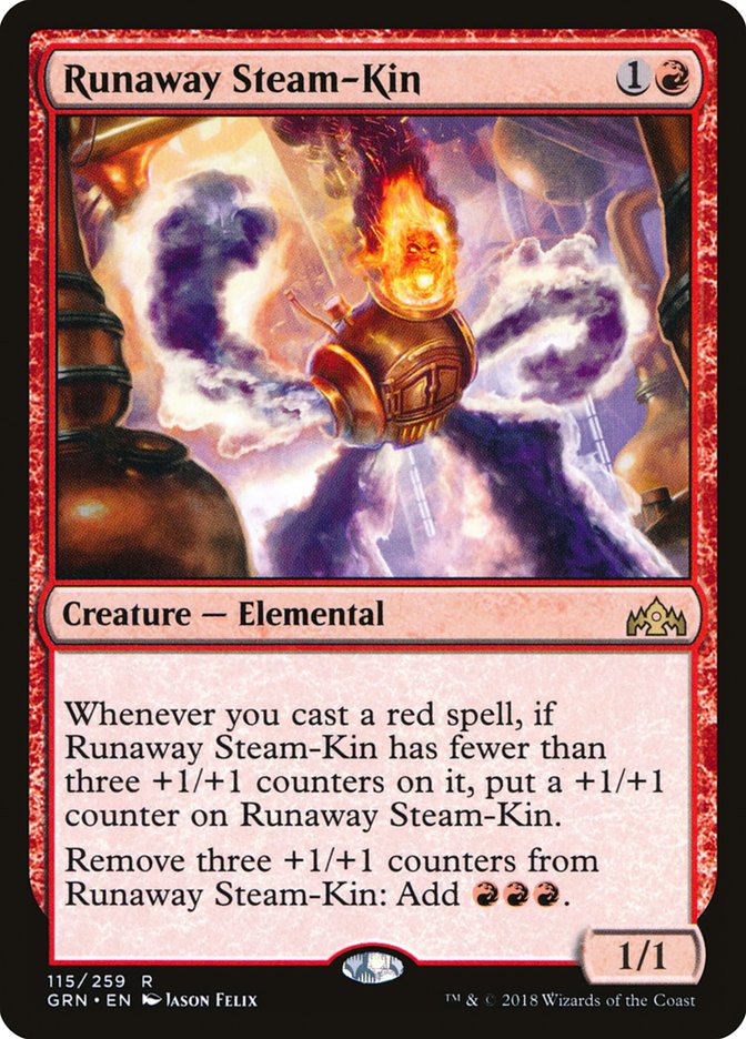 Runaway Steam-Kin [Guilds of Ravnica] MTG Single Magic: The Gathering | Red Claw Gaming