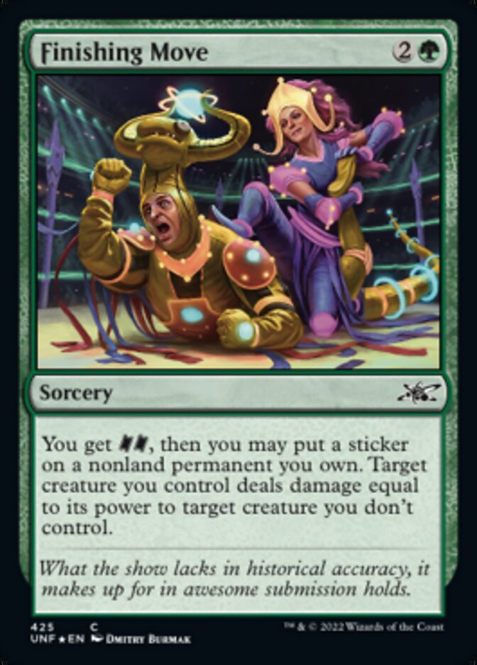 Finishing Move (Galaxy Foil) [Unfinity] MTG Single Magic: The Gathering    | Red Claw Gaming