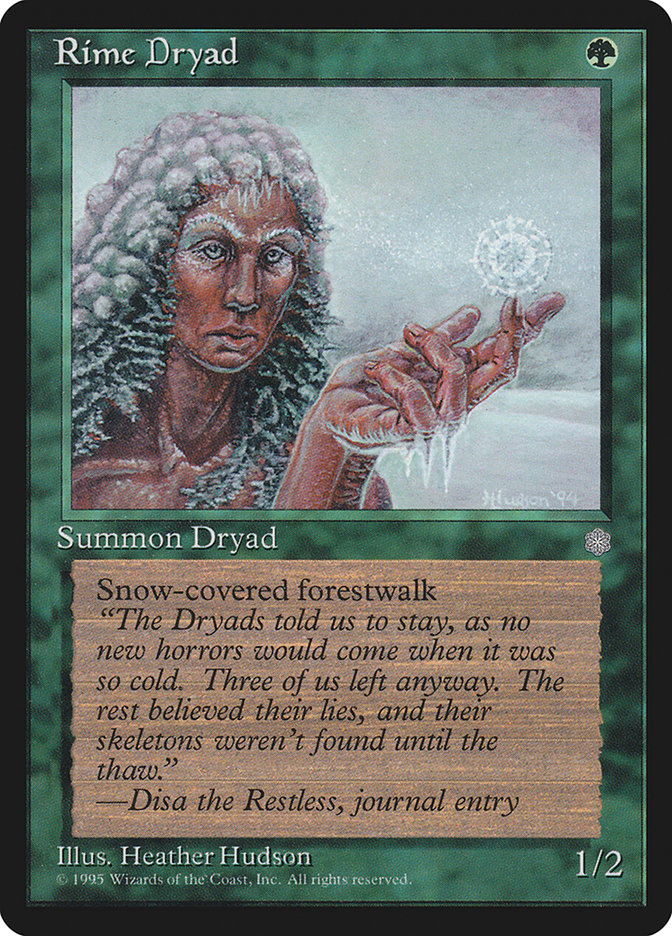 Rime Dryad [Ice Age] MTG Single Magic: The Gathering | Red Claw Gaming