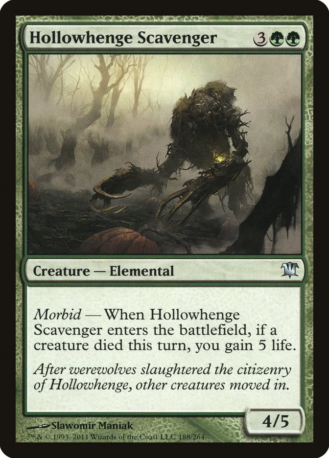 Hollowhenge Scavenger [Innistrad] MTG Single Magic: The Gathering | Red Claw Gaming