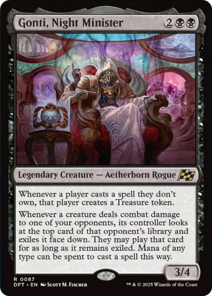 Gonti, Night Minister [Aetherdrift] MTG Single Magic: The Gathering | Red Claw Gaming