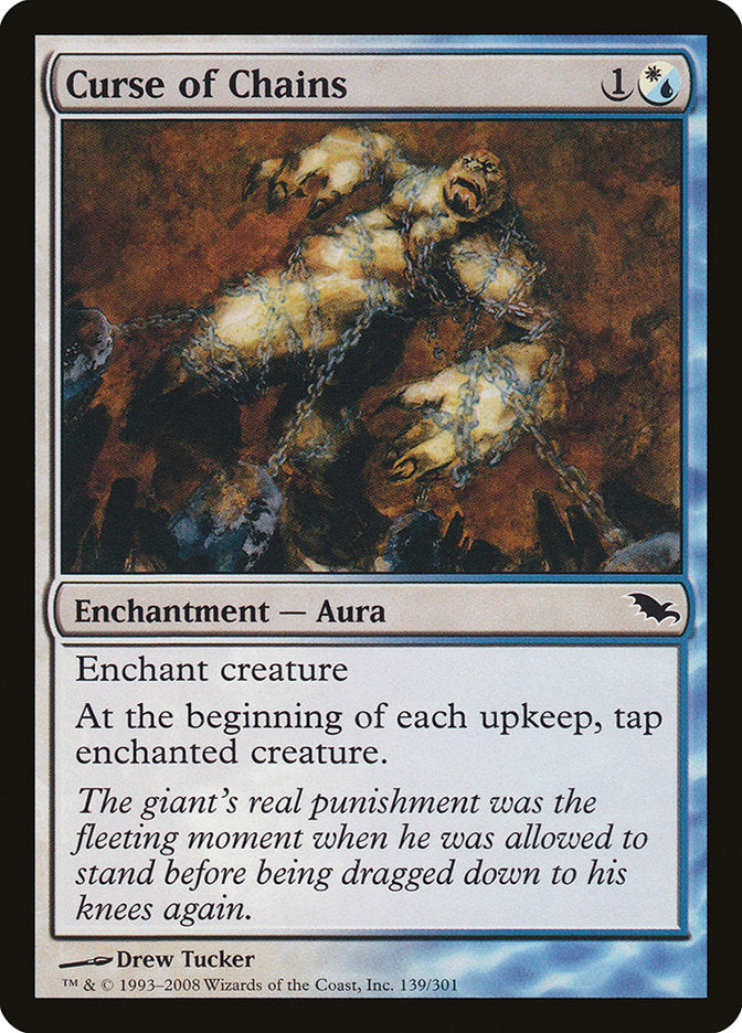 Curse of Chains [Shadowmoor] MTG Single Magic: The Gathering | Red Claw Gaming