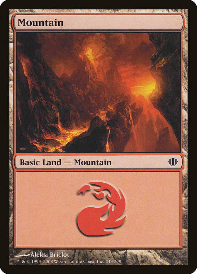 Mountain (243) [Shards of Alara] MTG Single Magic: The Gathering | Red Claw Gaming