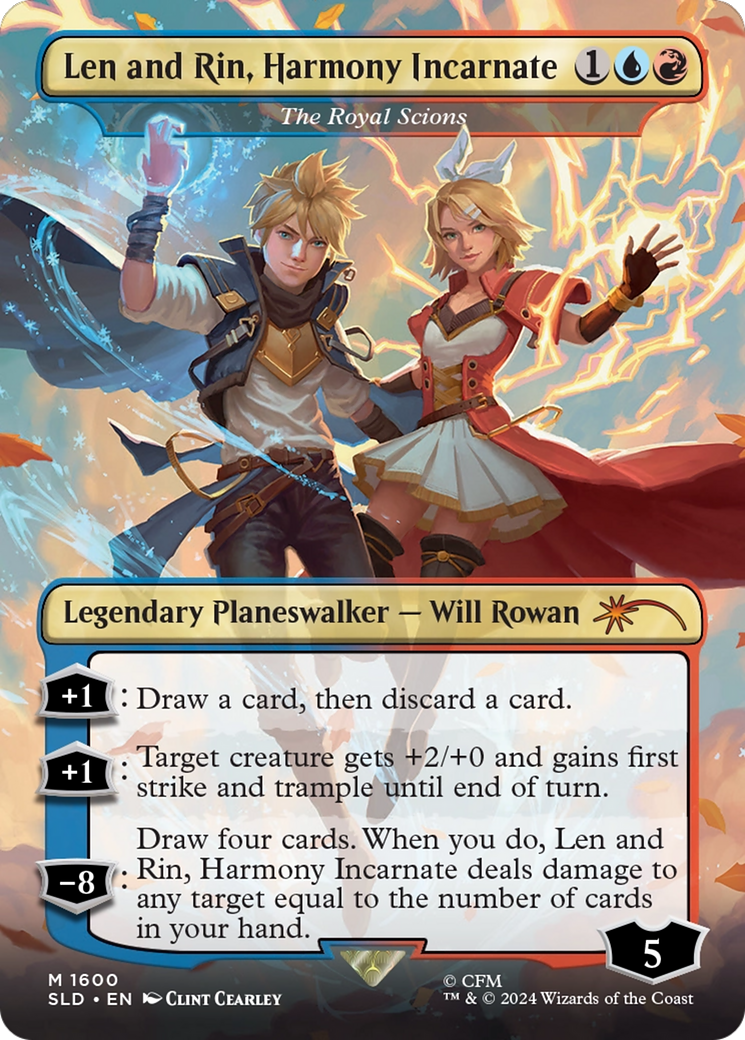 Len and Rin, Harmony Incarnate - The Royal Scions [Secret Lair Drop Series] MTG Single Magic: The Gathering | Red Claw Gaming