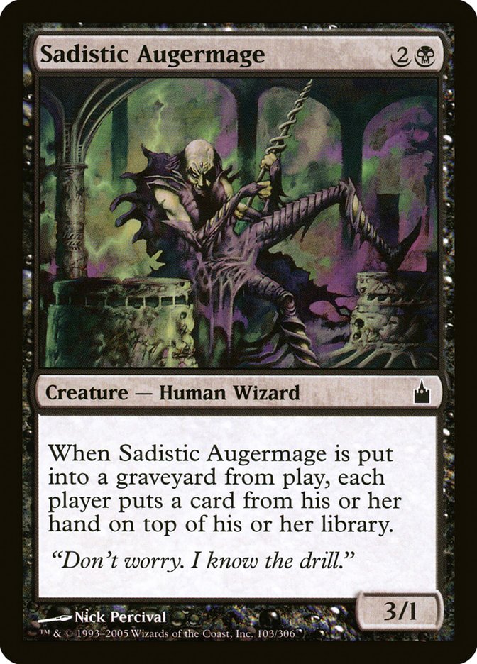 Sadistic Augermage [Ravnica: City of Guilds] MTG Single Magic: The Gathering | Red Claw Gaming