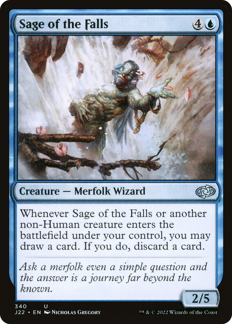 Sage of the Falls [Jumpstart 2022] MTG Single Magic: The Gathering | Red Claw Gaming