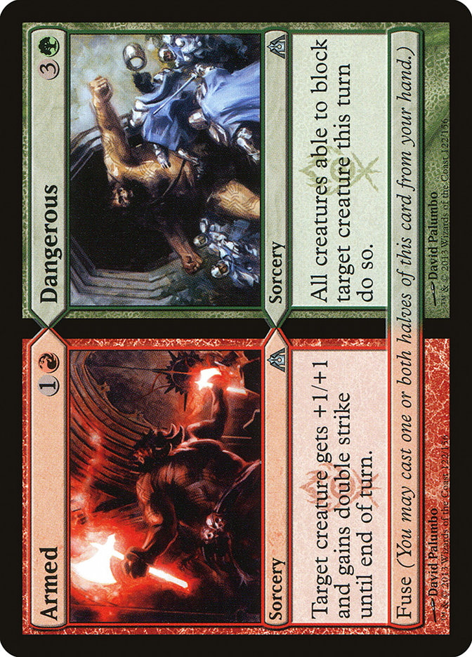 Armed // Dangerous [Dragon's Maze] MTG Single Magic: The Gathering | Red Claw Gaming