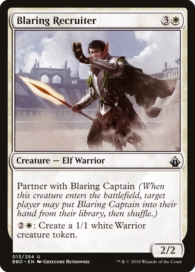 Blaring Recruiter [Battlebond] MTG Single Magic: The Gathering | Red Claw Gaming