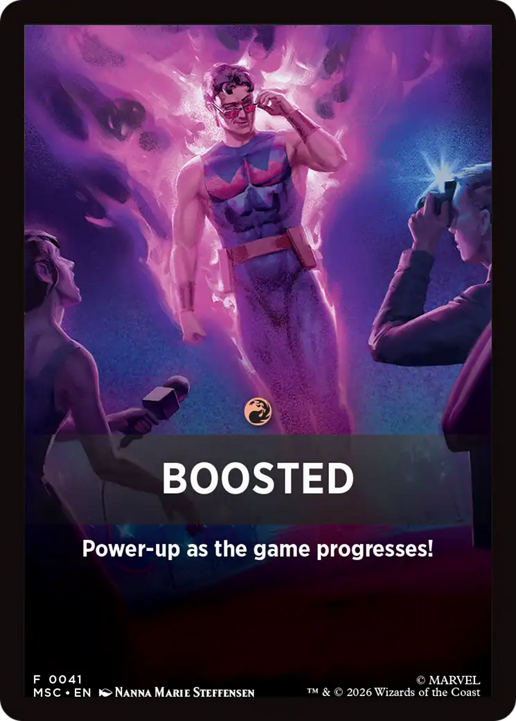 Boosted Theme Card [Marvel Super Heroes Commander] | Red Claw Gaming