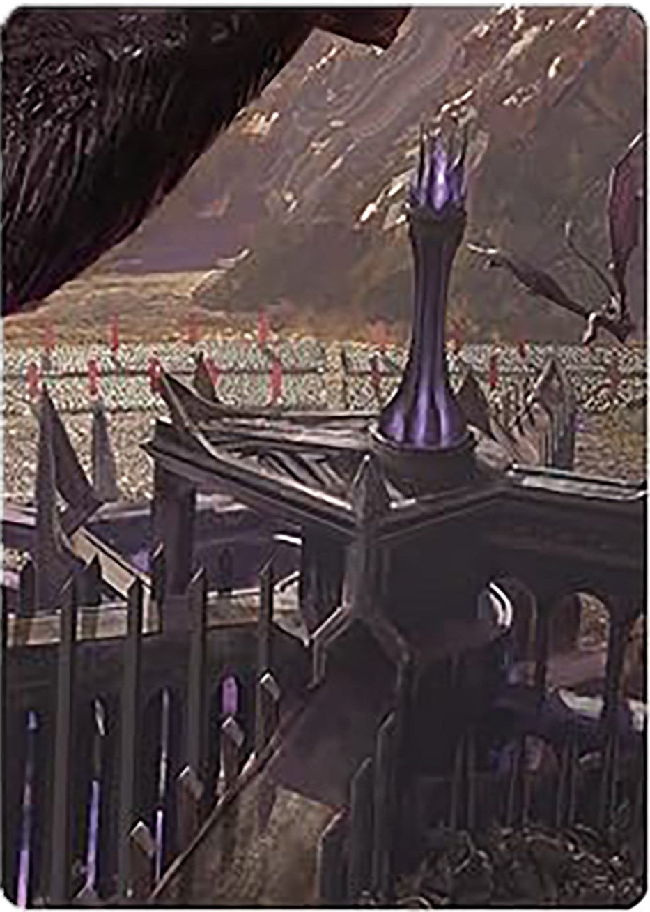 Minas Morgul, Dark Fortress Art Card [The Lord of the Rings: Tales of Middle-earth Art Series] MTG Single Magic: The Gathering | Red Claw Gaming