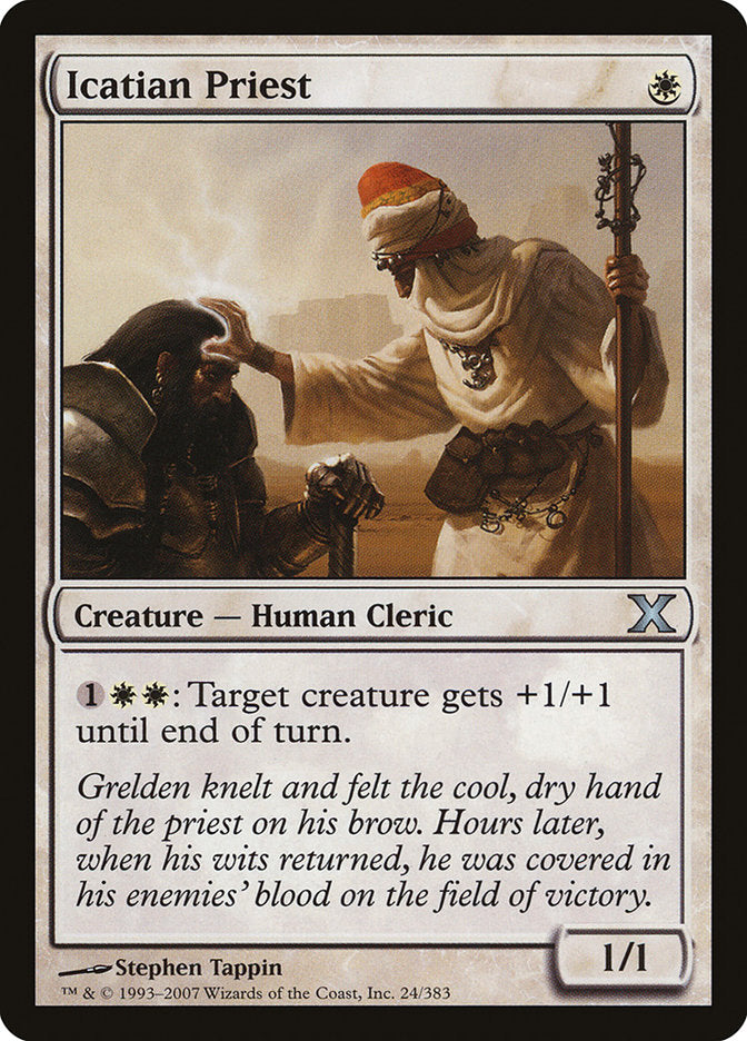 Icatian Priest [Tenth Edition] MTG Single Magic: The Gathering | Red Claw Gaming