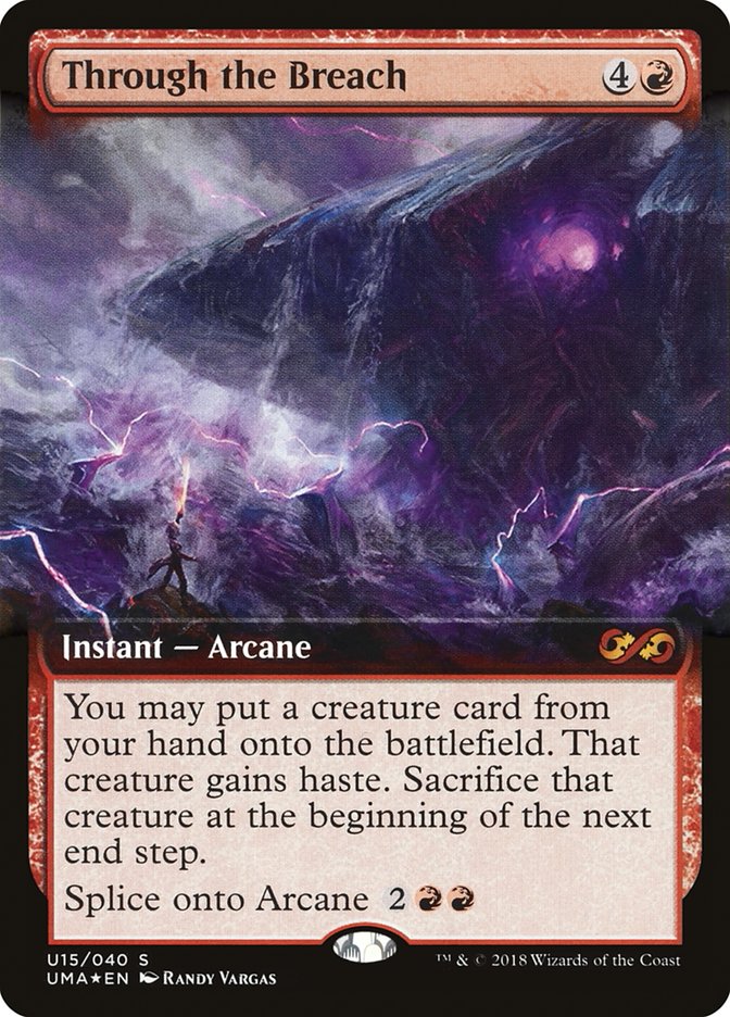 Through the Breach (Topper) [Ultimate Masters Box Topper] MTG Single Magic: The Gathering | Red Claw Gaming
