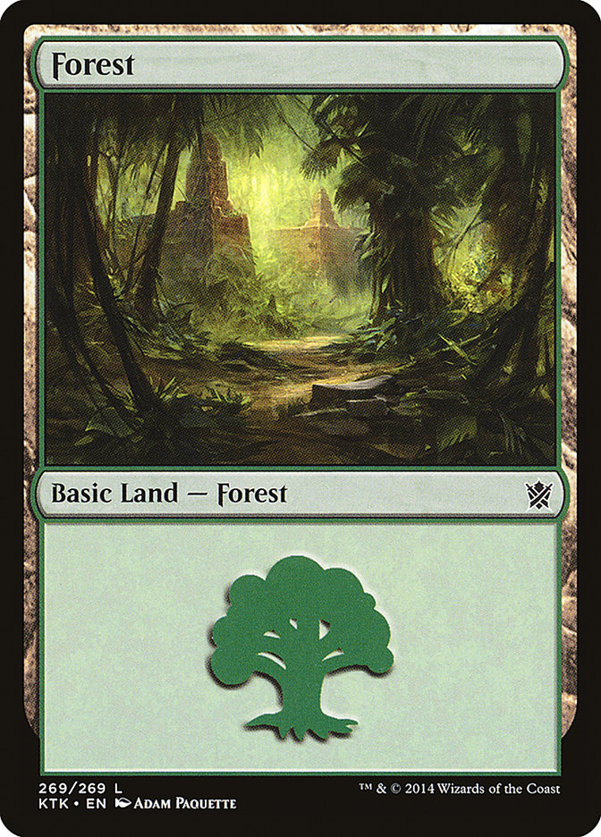 Forest (269) [Khans of Tarkir] MTG Single Magic: The Gathering | Red Claw Gaming
