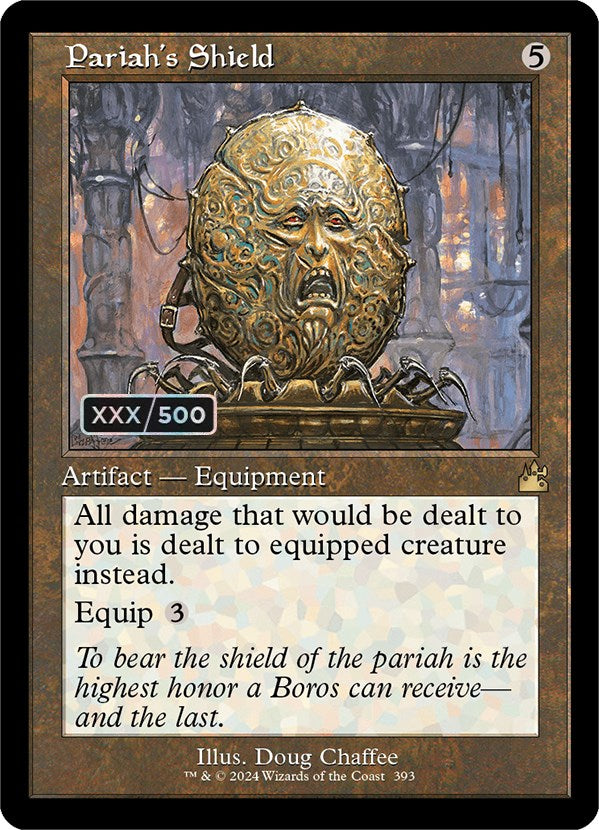 Pariah's Shield (Retro) (Serialized) [Ravnica Remastered] MTG Single Magic: The Gathering | Red Claw Gaming