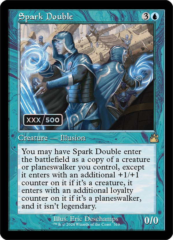 Spark Double (Retro) (Serialized) [Ravnica Remastered] MTG Single Magic: The Gathering | Red Claw Gaming