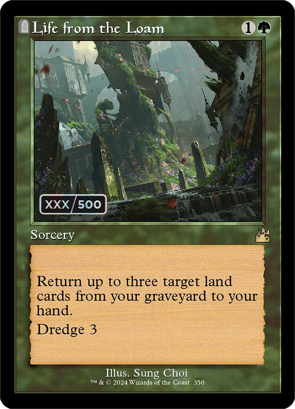 Life from the Loam (Retro) (Serialized) [Ravnica Remastered] MTG Single Magic: The Gathering | Red Claw Gaming