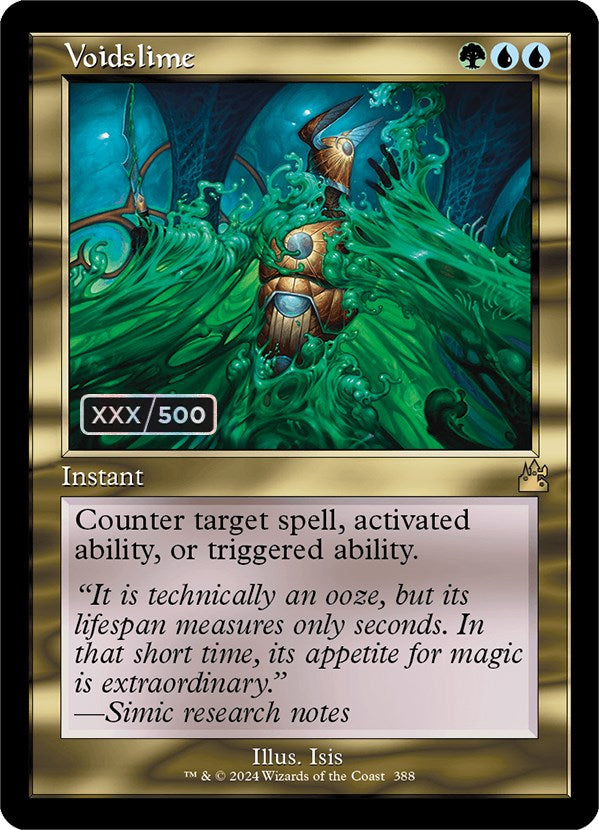 Voidslime (Retro) (Serialized) [Ravnica Remastered] MTG Single Magic: The Gathering | Red Claw Gaming