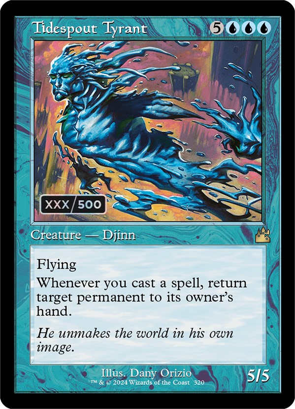 Tidespout Tyrant (Retro) (Serialized) [Ravnica Remastered] MTG Single Magic: The Gathering | Red Claw Gaming