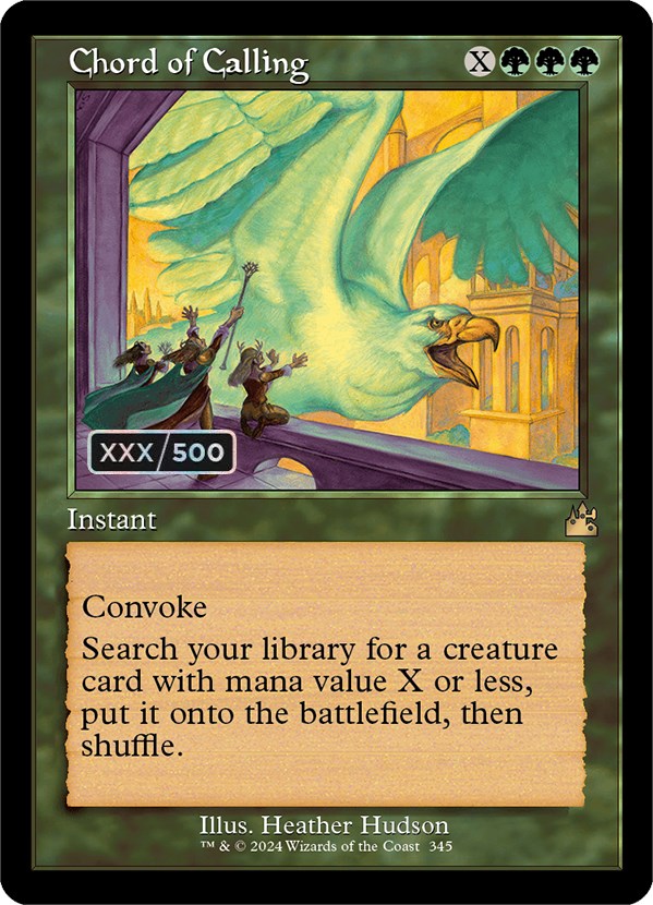 Chord of Calling (Retro) (Serialized) [Ravnica Remastered] MTG Single Magic: The Gathering | Red Claw Gaming