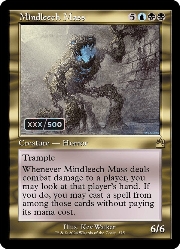 Mindleech Mass (Retro) (Serialized) [Ravnica Remastered] MTG Single Magic: The Gathering | Red Claw Gaming