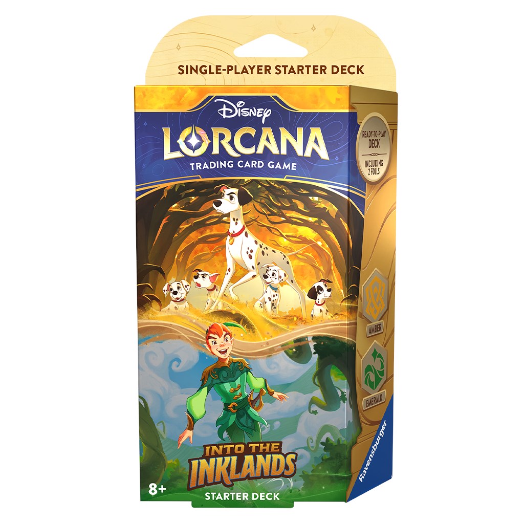 Into the Inklands - Starter Deck (Amber & Emerald) Lorcana Sealed Disney    | Red Claw Gaming