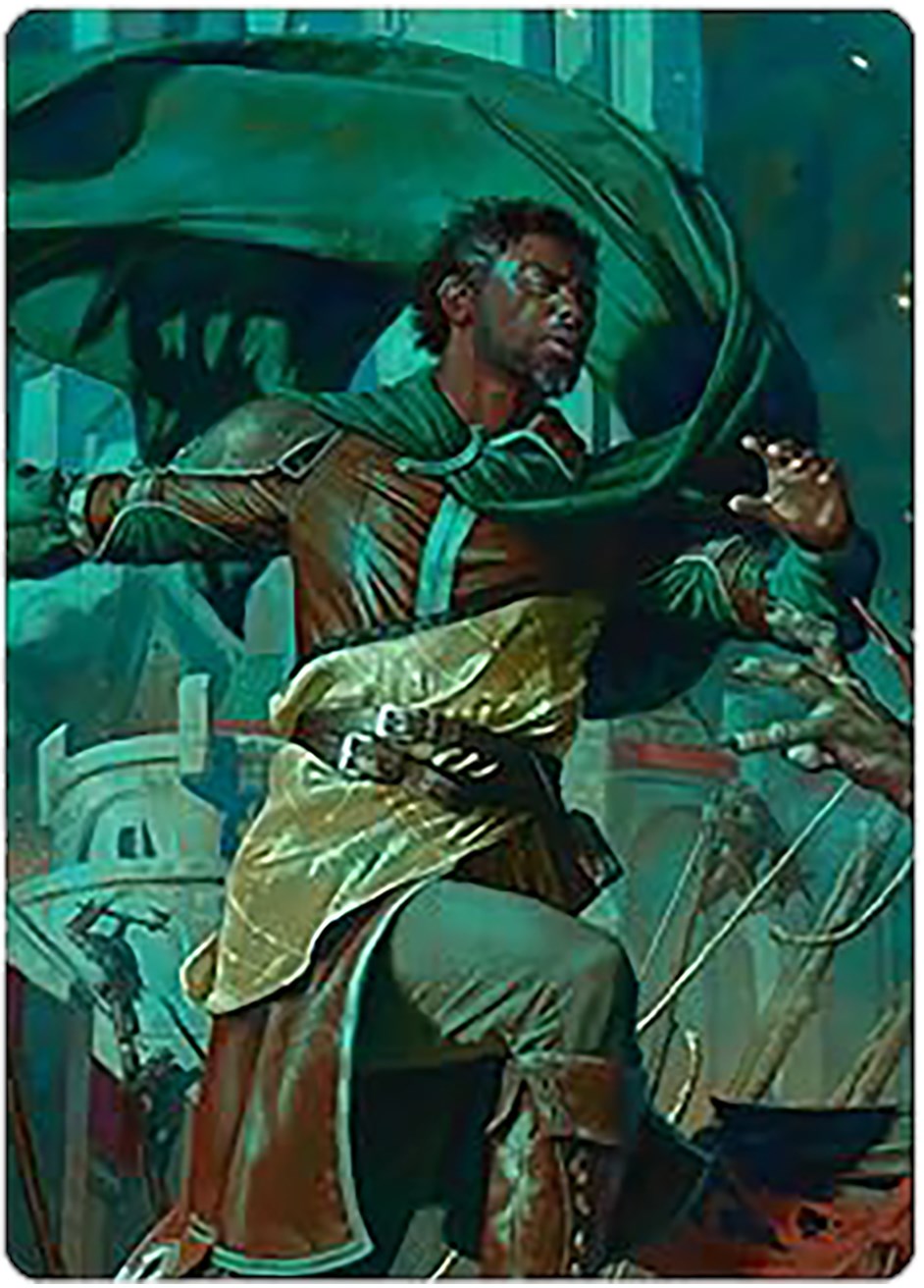 Aragorn, Hornburg Hero Art Card [The Lord of the Rings: Tales of Middle-earth Art Series] MTG Single Magic: The Gathering | Red Claw Gaming