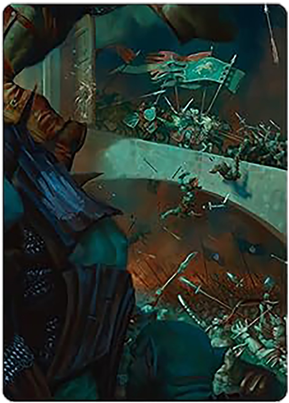 Rohirrim Chargers Art Card [The Lord of the Rings: Tales of Middle-earth Art Series] MTG Single Magic: The Gathering | Red Claw Gaming