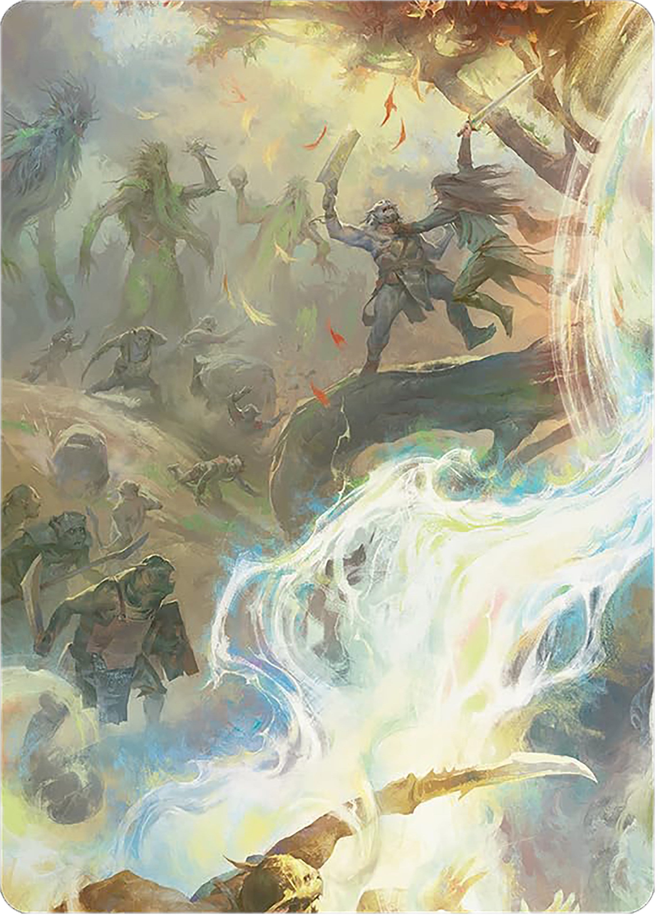 Arboreal Alliance Art Card [The Lord of the Rings: Tales of Middle-earth Art Series] MTG Single Magic: The Gathering | Red Claw Gaming