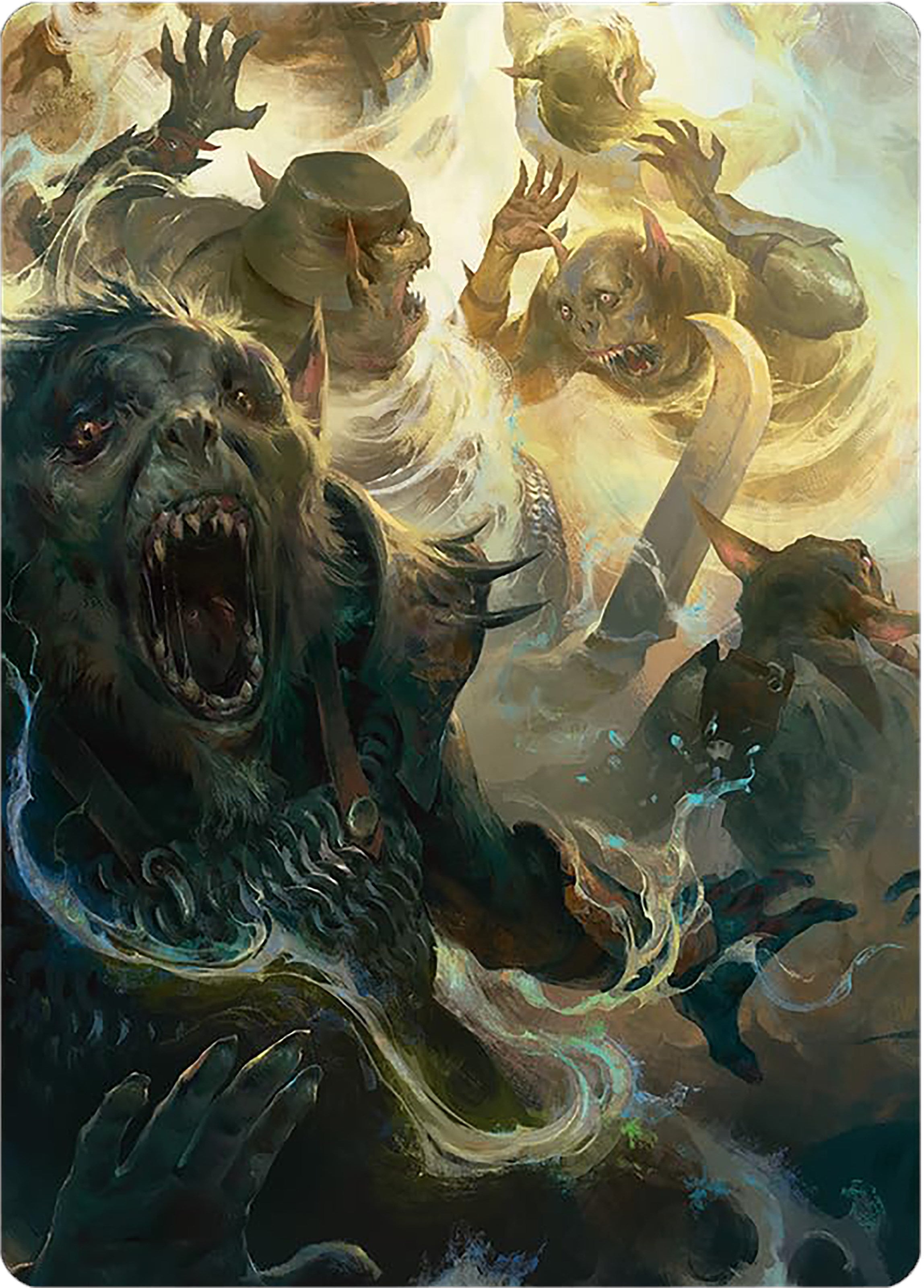 Galadriel's Dismissal Art Card [The Lord of the Rings: Tales of Middle-earth Art Series] MTG Single Magic: The Gathering | Red Claw Gaming