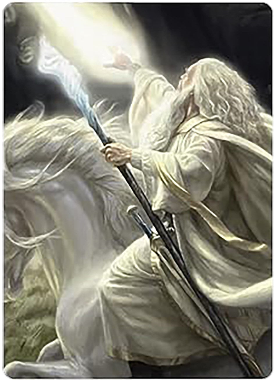 Gandalf of the Secret Fire Art Card [The Lord of the Rings: Tales of Middle-earth Art Series] MTG Single Magic: The Gathering | Red Claw Gaming