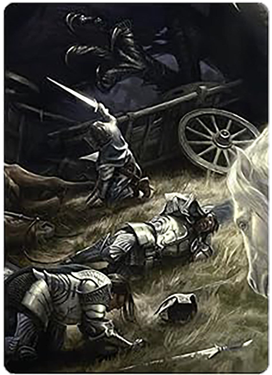 Courageous Resolve Art Card [The Lord of the Rings: Tales of Middle-earth Art Series] MTG Single Magic: The Gathering | Red Claw Gaming