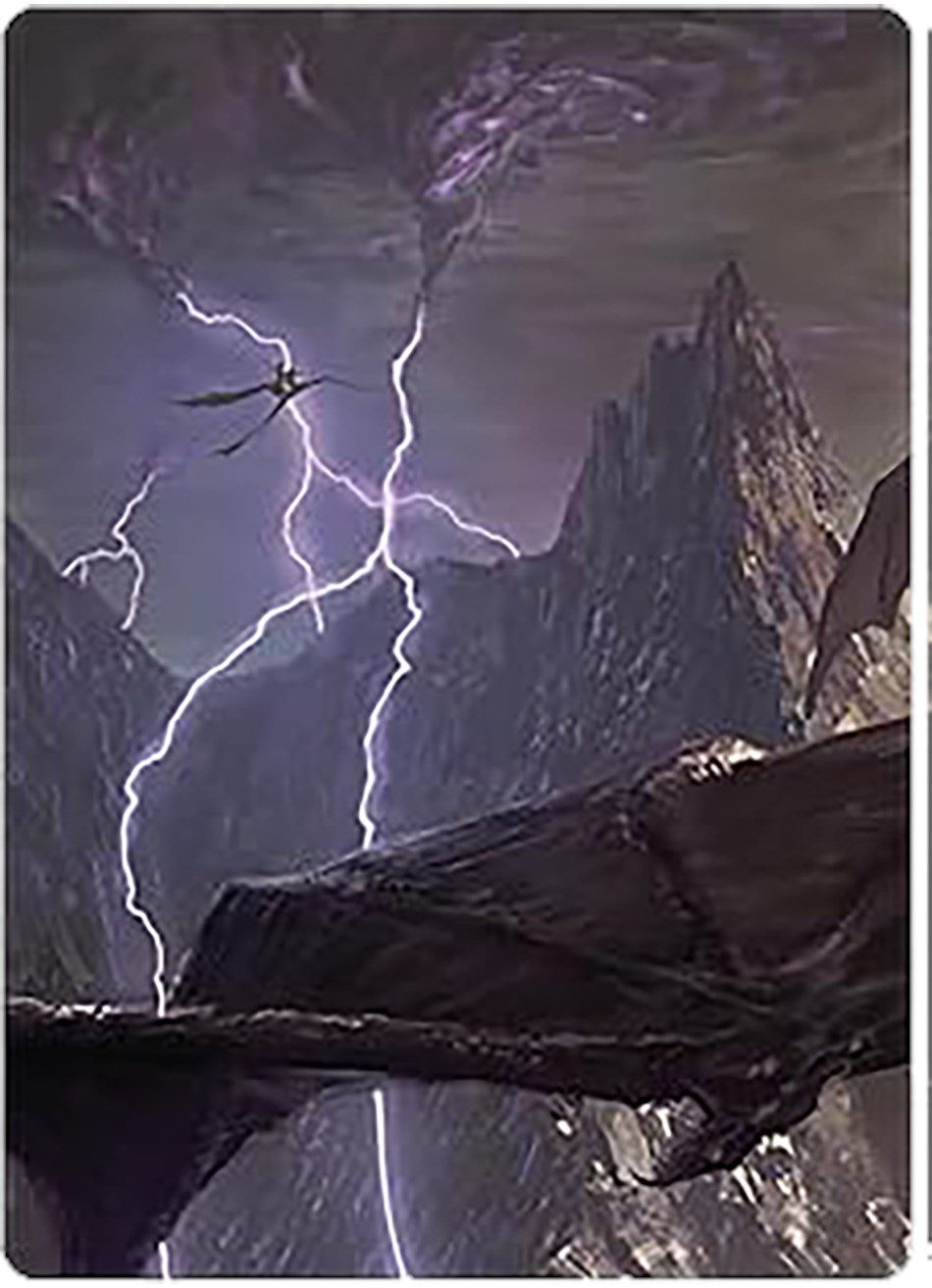 Call Forth the Tempest Art Card [The Lord of the Rings: Tales of Middle-earth Art Series] MTG Single Magic: The Gathering | Red Claw Gaming