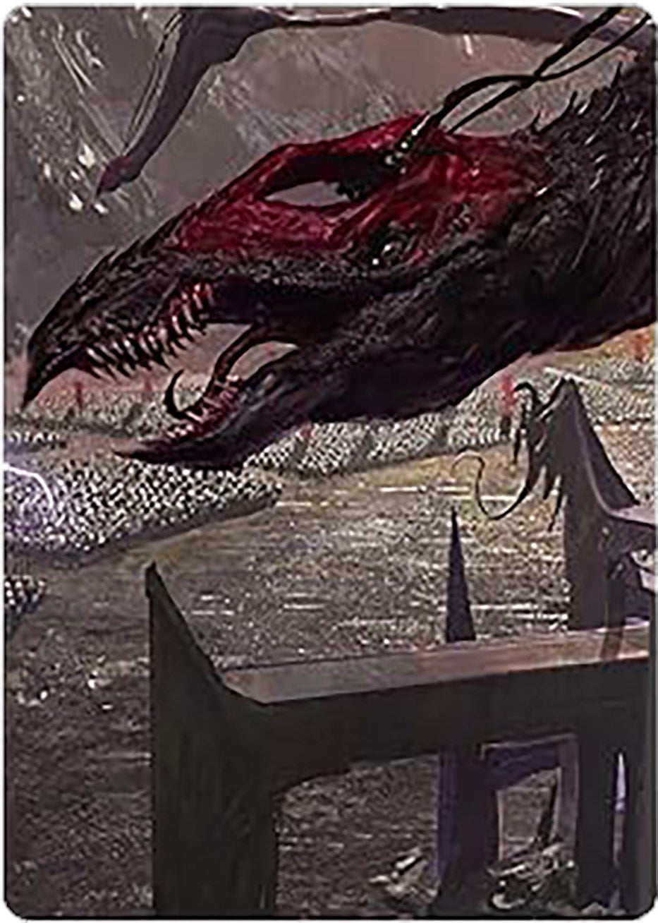 Fell Beast of Mordor Art Card [The Lord of the Rings: Tales of Middle-earth Art Series] MTG Single Magic: The Gathering | Red Claw Gaming