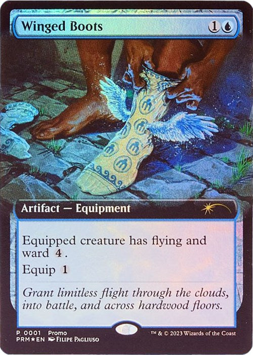 Winged Boots [Media Promos] MTG Single Magic: The Gathering | Red Claw Gaming