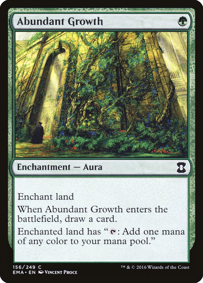 Abundant Growth [Eternal Masters] MTG Single Magic: The Gathering | Red Claw Gaming
